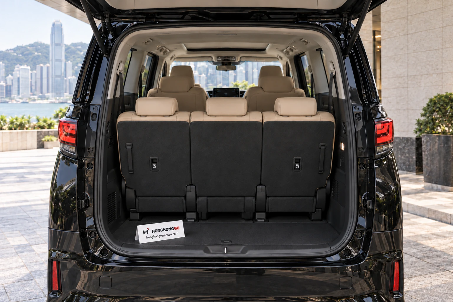 Toyota Alphard — Luggage compartment
